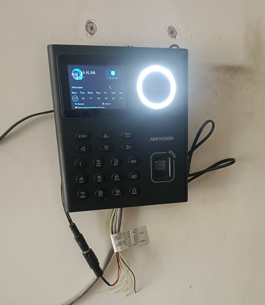 Biometric Machine Attendance Facility - Gaya Pvt ITI