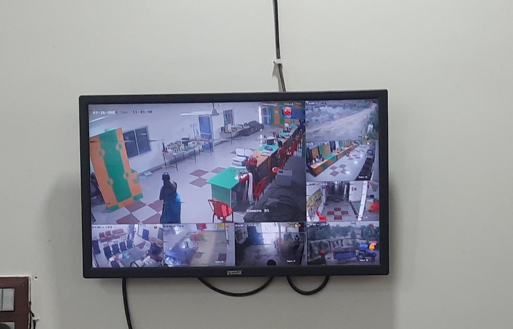 Live Multi-Camera Monitoring Display - Gaya Pvt ITI